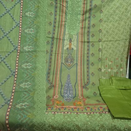 Fancy Sequence Cotton Three Piece