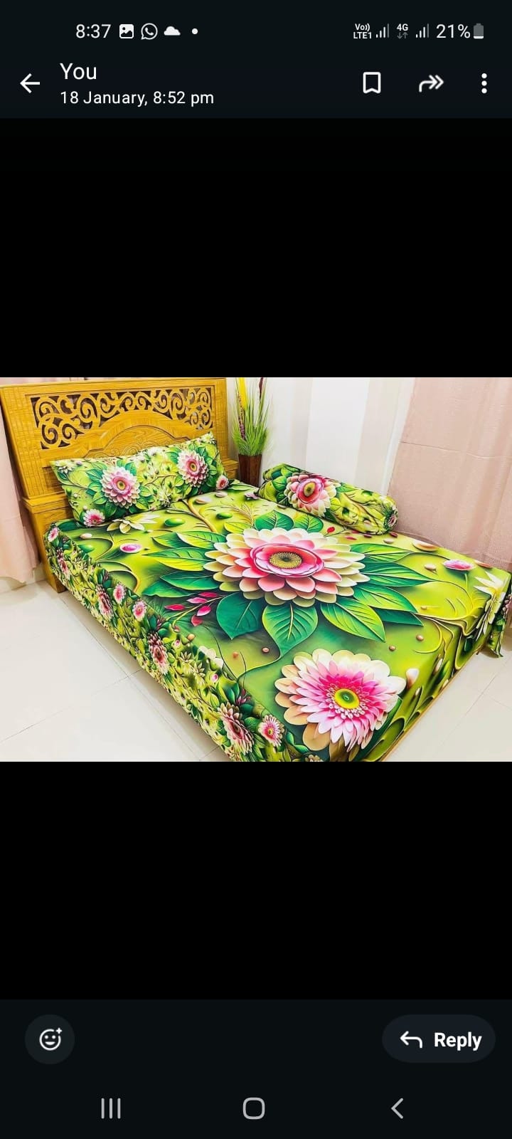 ওয়াটারপ্রুফ বিছানা chador